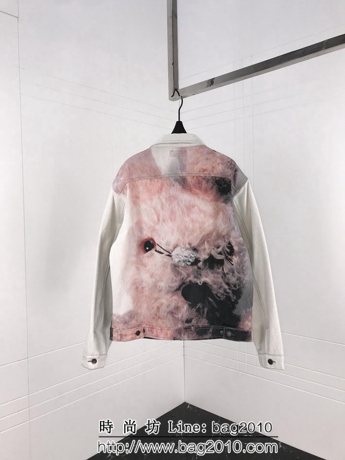 SUPREME X Mike Kelley 18FW Week3 藝術家聯名 吳亦凡同款 布偶羔羊印花夾克 情侶款 ydi1310